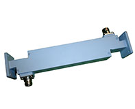 Broadwall Directional Coupler - Dual-arm 2 WG Ports & 2 Coax Ports