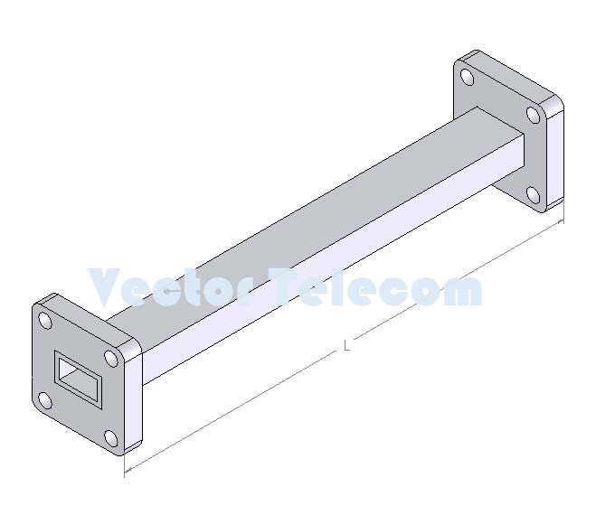 Vector Telecom - VT220WFA - WR42 Waveguide Fixed Attenuator - a